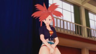 (3D Hentai)(Pokemon) Flannery masturbation (Asuna)