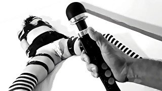 Thinking of going somewhere princess? Tied up Orgasm control with DOXY Massager: Bdsmlovers91