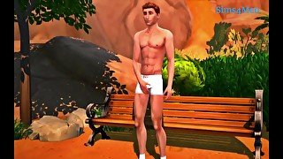 Twink's first sex party - SIMS 4