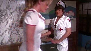 Blonde nurse takes patient cock