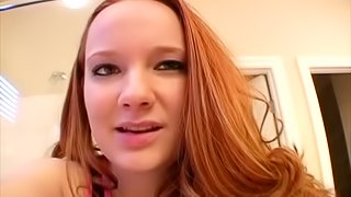 Redhead hottie toys her pussy and ass in stunning solo clip