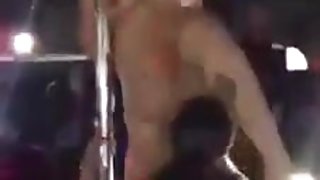 Latina stripper gets her pussy eaten on stage