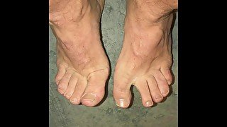 Slideshow of His Hard Working, Rough Feet (2021-09-21) In Desperate Need Of A Professional Pedicure