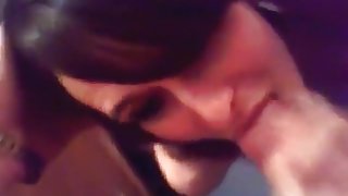 girl sucks her bf into erect mode and gets a hard doggystyle fuck with hair pulling