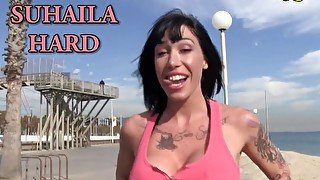 ChicasLoca - Suhaila Hard Big Tits Spanish Brunette Gets Her Tight Pussy Banged Hard Outside - MAMACITAZ