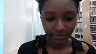 I show my pussy and boobs in a hot amateur ebony porn