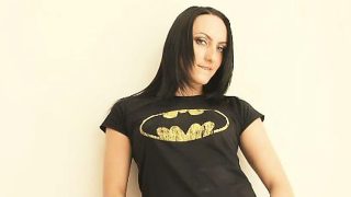 Sexy, petite teen Chloe Lovette is in her favorite batman