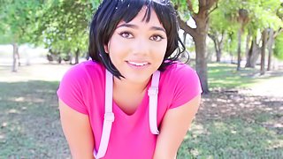 Handsome guy pleases Julz Gotti by fucking her roughly