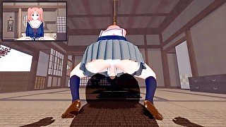 【KOBENI YONOMORI】【HENTAI 3D】【POV ONLY COWGIRL POSE】【MIKAKUNIN】