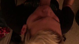 Blonde twink’s first time swallowing