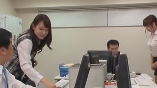 Imai Mayumi is a hot office worker ready for an erected prick