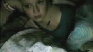 girl makes-out with her bf and has some solo pleasure