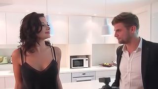 Hot shagging affair with alluring brunette Anna Polina