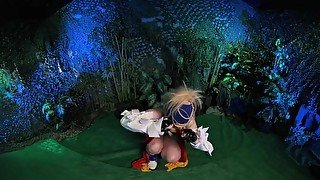 Blonde Teen Dresden As Final Fantasy Rikku Becomes Very Horny When She Is Scared