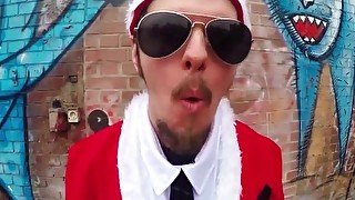 BUMSBUS - German Slut Lullu Gun Celebrates Christmas With Outdoor Sex - LETSDOEIT
