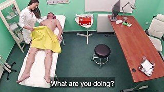 Fake Hospital Masseuse hot wet pussy and squirting orgasms cure backache