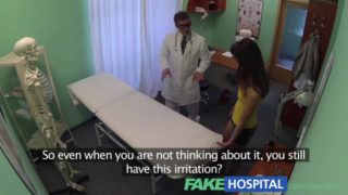 FakeHospital Doctors cock relieves stunning brunettes itchy pussy