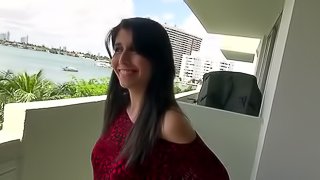 Tiny Tittied Brunette Kimberly Wild Shows Her Ass Tattoo In POV Vid