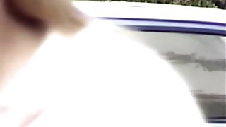 Raunchy hidden cams fuck from lewd couple in the car