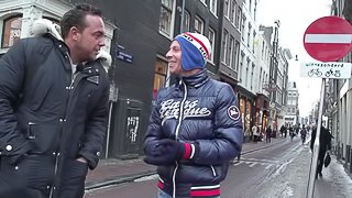Old dude pays for a younger guy to nail a prostitute