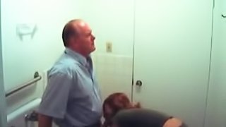 Horny Old Men getting Head From A hot Girl IN Voyeur Clip