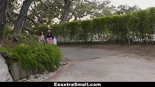 ExxxtraSmall - Tiny Teens Share A Big Cock