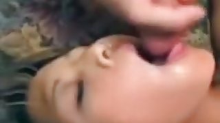 Team-Fucked girlfriend swallows the one and the other loads