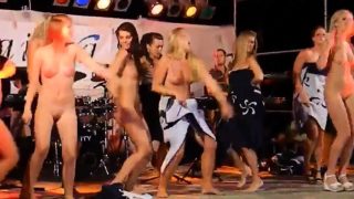 Women Dancing Naked on Stage