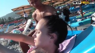 Outdoor porn video featuring Aspen Richardsen, Summer Day and Jocelyn