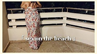 Sex vlog, Thailand sex on the beach, outdoor fucked with beautiful big boobs girl & perfect body
