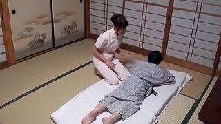 Japanese Massage Turned Into Hardcore Cock Riding