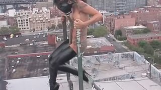 Caged Up Brunette Gets Her Wet Pussy Submitted Into Submission With Femdom