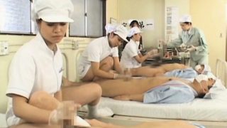 Japanese nurses fucking their excited patients