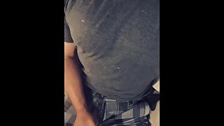 Solo male masturbation (moaning, dirty talk and cum)