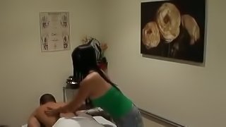 Sexy Asian girl knows how to give a great massage and it included a happy ending