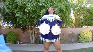 Honey Bunn is a cheerleader with a big ass who wants to fuck