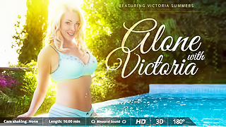 Alone With Victoria - She Plays With and Dildos Her Pussy