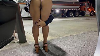 Delacrusin, sexy Filipino  fun, gas station, grocery store parking lot sex and casino public pussy