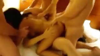 Fabulous Homemade video with Double Penetration, Blowjob scenes