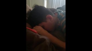 Jerking and Cumming Next to Straight Friend on Vacation