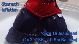 WWM - Size 18 Jeans Stomach Inflation