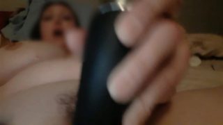 Busty Thicc wife fucking herself and squirting