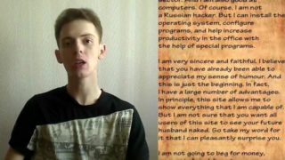This TEEN needs a JOB and will do ANYTHING (A Russian review)