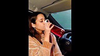 drinking pee in public higher risk ,Belle amore and April bigass, more 2 liters 4k