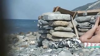 Couple onBeach thinks they are Alone By TROC