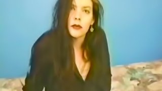 Angelic babe is getting her mouth fucked hard