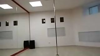 Fantastic pole dancer