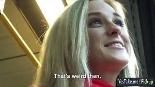 Shanie Ryan picked up in public and pussy screwed for cash