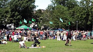 World naked Bike ride 2014 Brighton