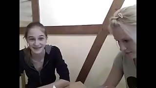 german college girl have a relaxing time in a spa